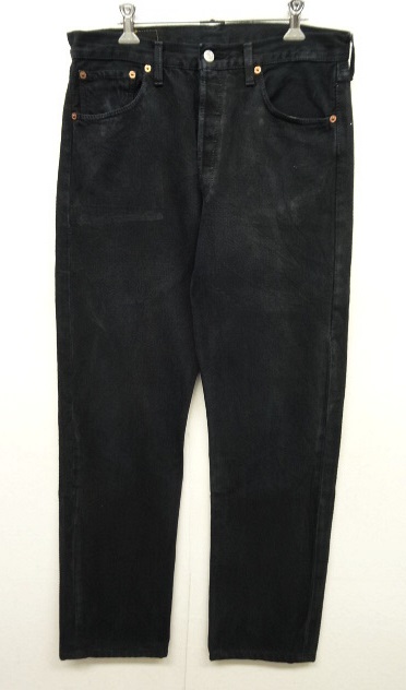 画像: 90'S EURO LEVIS 501 デニム BLACK UK製 W33L36 (VINTAGE) 「Bottoms」 入荷しました。