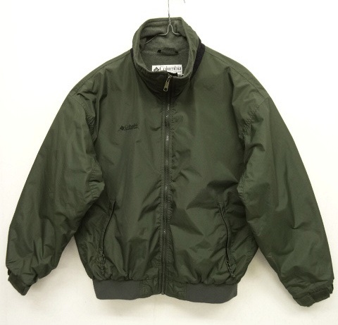画像: 90'S COLUMBIA 裏地フリース ナイロンジャケット OLIVE (VINTAGE) 「Jacket」 入荷しました。