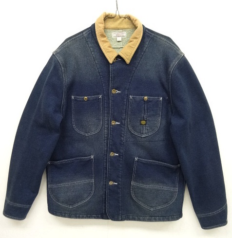 画像: WALLACE & BARNES 襟コーデュロイ スウェット地 カバーオール INDIGO (USED) 「Jacket」 入荷しました。