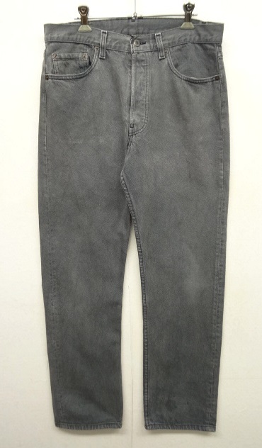 画像: 90'S LEVIS 501 デニム BLACK USA製 W33L32 (VINTAGE) 「Bottoms」 入荷しました。