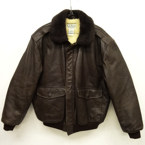 画像: 80'S LL Bean THINSULATE入り 裏地ボア付き レザージャケット USA製 (VINTAGE) 「Jacket」 入荷しました。