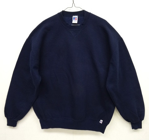 画像: 90'S RUSSELL ATHLETIC 前Vガゼット付き クルーネック スウェットシャツ XL USA製 (VINTAGE) 「Sweat Shirt」 入荷しました。