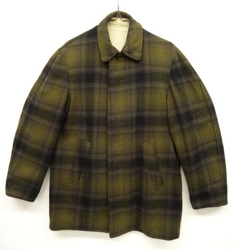 画像: 70'S PENDLETON ウール/コットン リバーシブル コート TALONジップ オンブレチェック/ベージュ (VINTAGE) 「Jacket」 入荷しました。