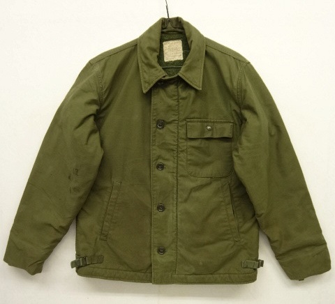 画像: 70'S アメリカ軍 US NAVY "A-2" バックステンシル入り デッキジャケット (VINTAGE) 「Jacket」 入荷しました。