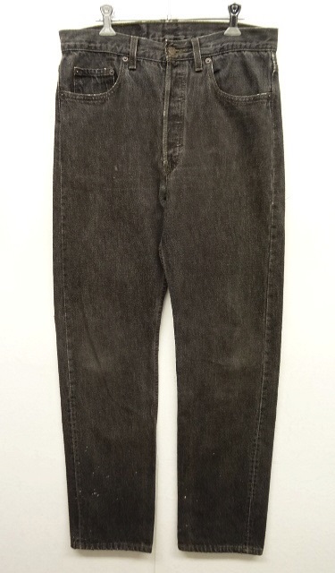 画像: 90'S LEVIS 501 デニム 先染めBLACK USA製 W33L34 (VINTAGE) 「Bottoms」 入荷しました。