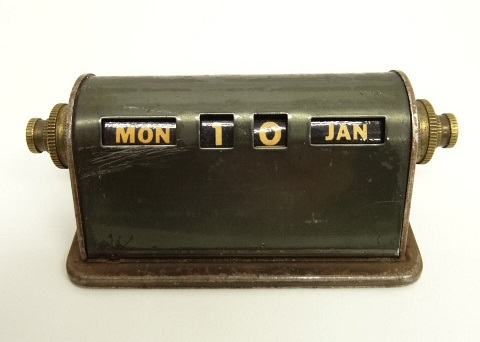 画像: PARK SHERMAN デスクトップ パーペチュアルカレンダー (VINTAGE) 「Antique Goods」 入荷しました。