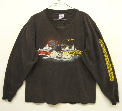 画像: 90'S TELLURIDE シングルステッチ 袖プリント入り 長袖 Tシャツ ブラック USA製 (VINTAGE) 「T-Shirt」 入荷しました。