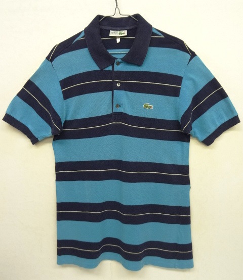 画像: 70'S CHEMISE LACOSTE ポロシャツ ボーダー柄 フランス製 (VINTAGE) 「S/S Polo」 入荷しました。