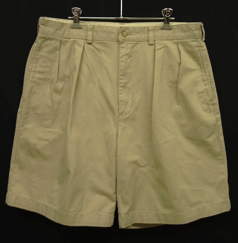 画像: 90'S RALPH LAUREN "TYLER SHORT" ツープリーツ チノショーツ ベージュ (VINTAGE) 「Shorts」 入荷しました。