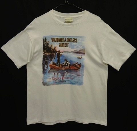 画像: 80'S BANANA REPUBLIC "ANGLERSプリント" 半袖 Tシャツ USA製 (VINTAGE) 「T-Shirt」 入荷しました。
