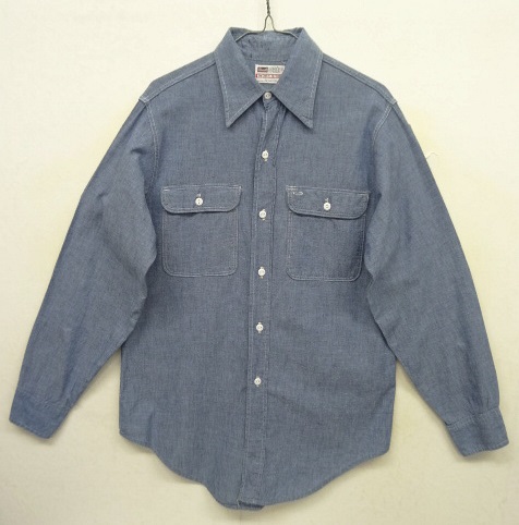 画像: 70'S GRANTS コットン100% シャンブレーシャツ USA製 (VINTAGE) 「L/S Shirt」 入荷しました。