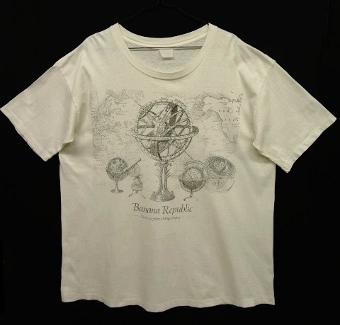 画像: 80'S BANANA REPUBLIC "MAPプリント" 半袖 Tシャツ USA製 (VINTAGE) 「T-Shirt」 入荷しました。