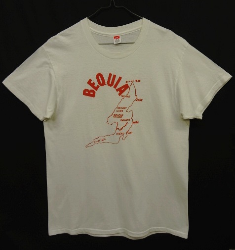 画像: 80'S HANES "BEQUIA" 染み込みプリント シングルステッチ Tシャツ USA製 (VINTAGE) 「T-Shirt」 入荷しました。