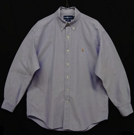 画像: 90'S RALPH LAUREN "BLAKE" オックスフォード BDシャツ ブルー (VINTAGE) 「L/S Shirt」 入荷しました。