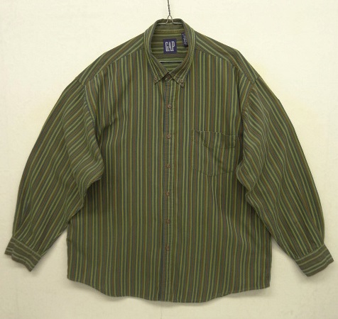 画像: 90'S GAP 旧タグ コットン BDシャツ ストライプ (VINTAGE) 「L/S Shirt」 入荷しました。