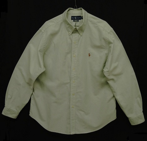 画像: 90'S RALPH LAUREN "CLASSIC FIT" オックスフォード BDシャツ ストライプ (VINTAGE) 「L/S Shirt」 入荷しました。