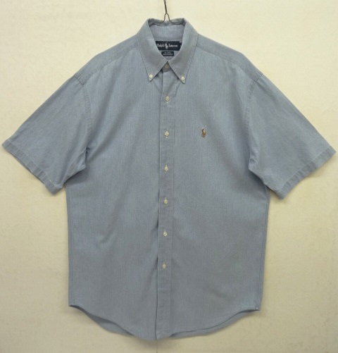 画像: 90'S RALPH LAUREN "BLAIRE" シャンブレー 半袖 BDシャツ ライトブルー (VINTAGE) 「S/S Shirt」 入荷しました。