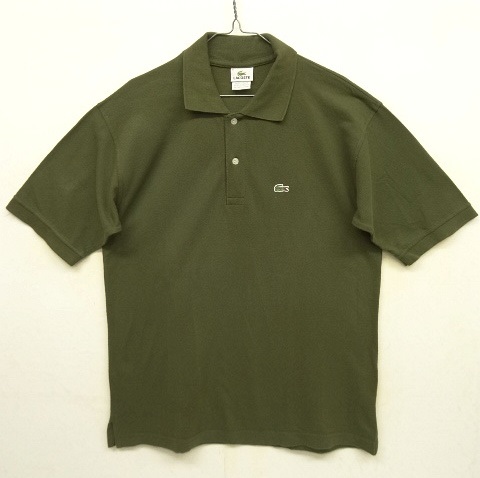 画像: 90'S CHEMISE LACOSTE ポロシャツ オリーブ フランス製 (VINTAGE) 「S/S Polo」 入荷しました。