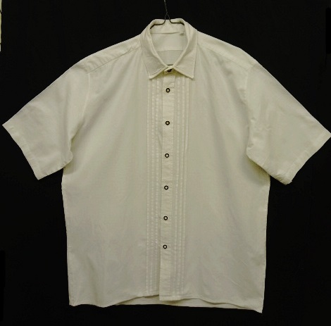 画像: ユーロヴィンテージ オーストリア発 半袖 チロリアンシャツ WHITE (VINTAGE) 「S/S Shirt」 入荷しました。