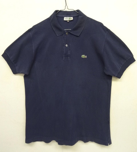 画像: 70'S CHEMISE LACOSTE "T.I.M S.A製" ポロシャツ ネイビー フランス製 (VINTAGE) 「S/S Polo」 入荷しました。