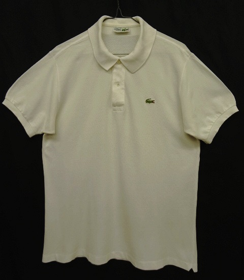 画像: 80'S CHEMISE LACOSTE ポロシャツ ホワイト フランス製 (VINTAGE) 「S/S Polo」 入荷しました。