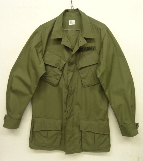 画像: 60'S アメリカ軍 US ARMY "JUNGLE FATIGUE" リップストップ ファティーグジャケット S-LONG (DEADSTOCK) 「Jacket」 入荷しました。