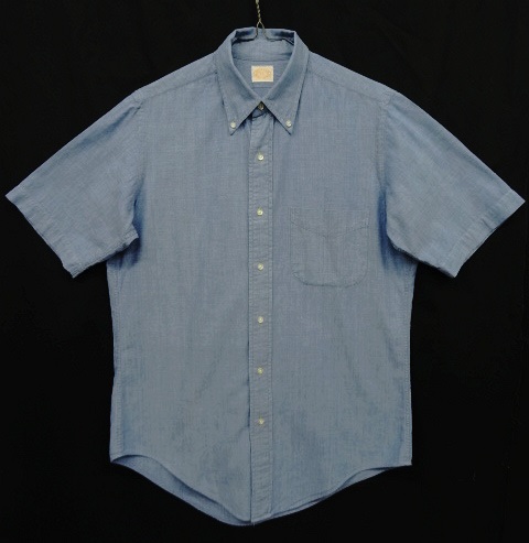 画像: 80'S BROOKS BROTHERS "BROOKSGATE" シャンブレー BDシャツ ブルー (VINTAGE) 「S/S Shirt」 入荷しました。