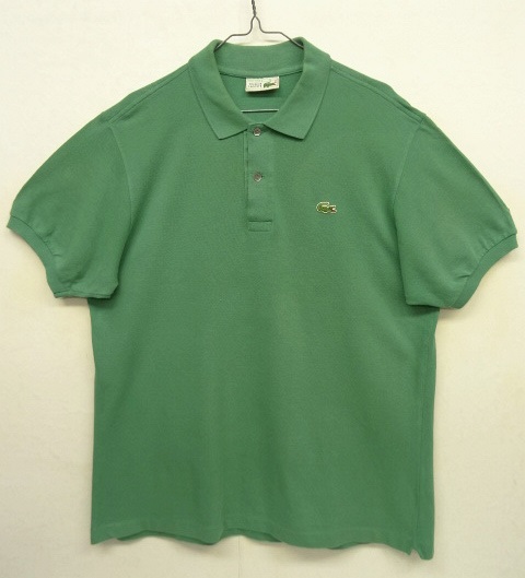 画像: 80'S CHEMISE LACOSTE ポロシャツ グリーン フランス製 (VINTAGE) 「S/S Polo」 入荷しました。