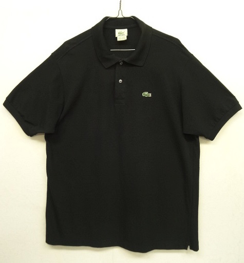 画像: 80'S CHEMISE LACOSTE ポロシャツ ブラック フランス製 (VINTAGE) 「S/S Polo」 入荷しました。