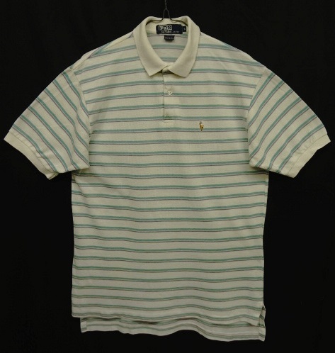 画像: 90'S RALPH LAUREN ポロシャツ ボーダー柄 USA製 (VINTAGE) 「S/S Polo」 入荷しました。