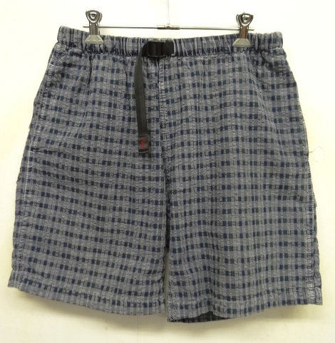 画像: 90'S GRAMICCI シアサッカー ベルト付き ショーツ チェック柄 USA製 (VINTAGE) 「Shorts」 入荷しました。