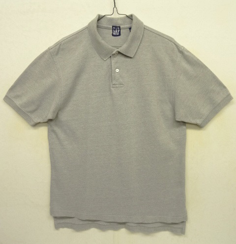 画像: 90'S GAP 旧タグ 半袖 ポロシャツ グレー (VINTAGE) 「S/S Polo」 入荷しました。