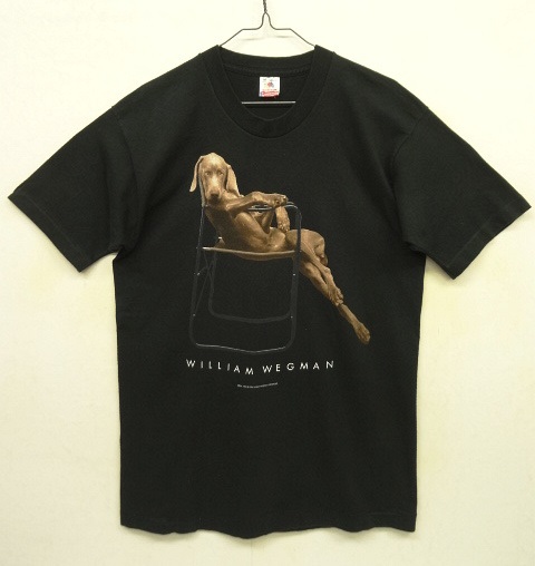 画像: 90'S WILLIAM WEGMAN "LOLITA" FOTOFOLIO製 Tシャツ ブラック USA製 (VINTAGE) 「T-Shirt」 入荷しました。