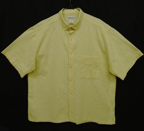 画像: 90'S PATAGONIA 白タグ シアサッカー 半袖 ボックスシャツ ストライプ (VINTAGE) 「S/S Shirt」 入荷しました。