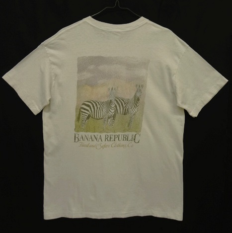 画像: 80'S BANANA REPUBLIC "アニマルプリント" ポケット付き Tシャツ USA製 (VINTAGE) 「T-Shirt」 入荷しました。