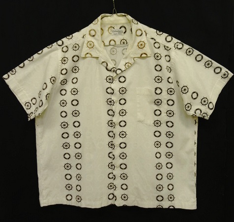 画像: 60'S HEIRONIMUS of ROANOKE コットン 半袖 オープンカラーシャツ 小紋柄 (VINTAGE) 「S/S Shirt」 入荷しました。