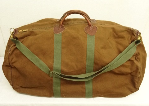 画像: 80'S LL Bean キャンバス/レザー ダッフルバッグ TALONジップ USA製 (VINTAGE) 「Bag」 入荷しました。