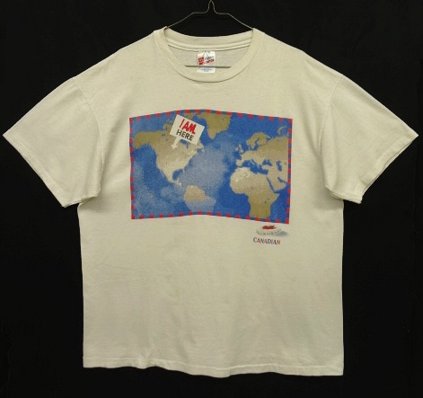 画像: 90'S I AM HERE CANADIAN シングルステッチ Tシャツ USA製 (VINTAGE) 「T-Shirt」 入荷しました。