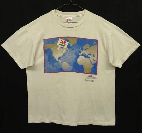 画像: 90'S I AM HERE CANADIAN シングルステッチ Tシャツ USA製 (VINTAGE) 「T-Shirt」 入荷しました。