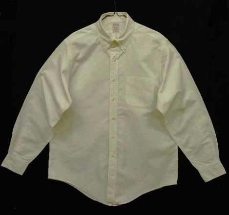 画像: 90'S BROOKS BROTHERS オックスフォード BDシャツ ホワイト USA製 (VINTAGE) 「L/S Shirt」 入荷しました。
