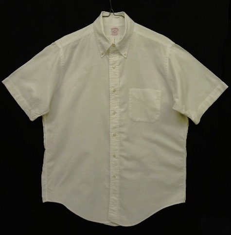 画像: 80'S BROOKS BROTHERS オックスフォード 半袖 BDシャツ ホワイト USA製 (VINTAGE) 「S/S Shirt」 入荷しました。