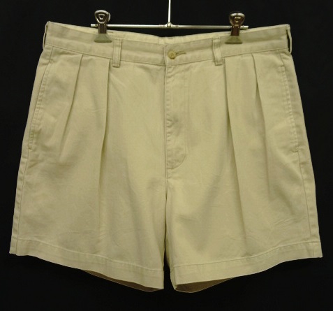 画像: 90'S RALPH LAUREN "ANDREW SHORT" ツープリーツ チノショーツ ベージュ (VINTAGE) 「Shorts」 入荷しました。