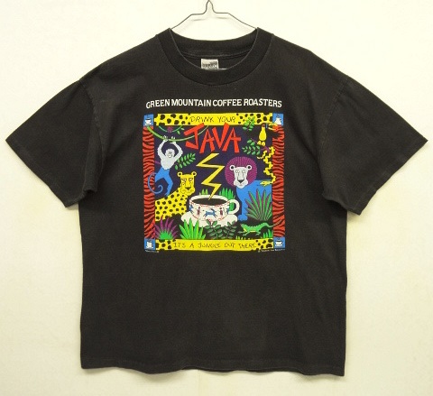 画像: 90'S REBECCA LEE BALDWIN "JAVA" シングルステッチ 半袖 Tシャツ ブラック USA製 (VINTAGE) 「T-Shirt」 入荷しました。