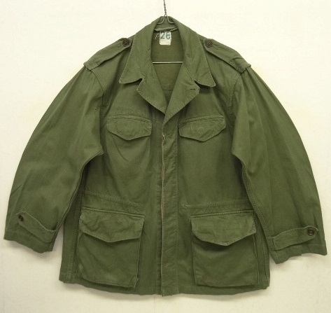 画像: 50'S フランス軍 M-47 後期型 HBT フィールドジャケット OLIVE (VINTAGE) 「Jacket」 入荷しました。
