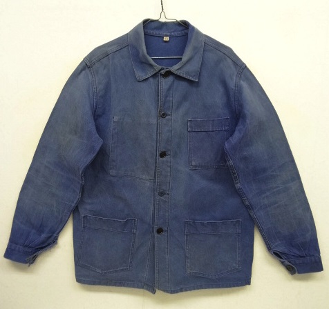画像: 60'S KIDUR ワークジャケット カバーオール ブルー フランス製 (VINTAGE) 「Jacket」 入荷しました。