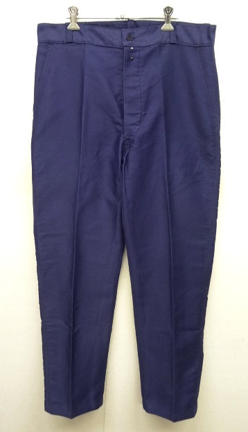 画像: 50'S LE FAVORI モールスキン ワークパンツ インクブルー フランス製 (DEADSTOCK) 「Bottoms」 入荷しました。