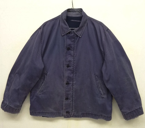 画像: 70'S アメリカ軍 US NAVY ユーティリティジャケット ナス紺 (VINTAGE) 「Jacket」 入荷しました。