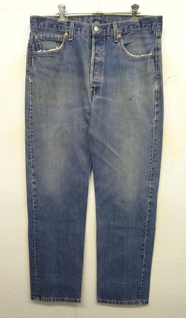 画像: 00'S LEVIS 501 デニム インディゴ USA製 W34L32 (VINTAGE) 「Bottoms」 入荷しました。