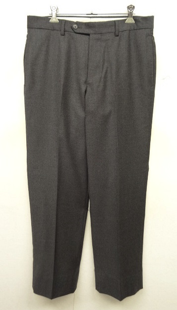 画像: BROOKS BROTHERS ウール100% スラックス トラウザーズ CHARCOAL (USED) 「Bottoms」 入荷しました。