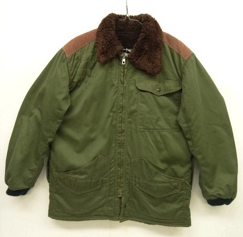 画像: ユーロワーク 襟＆内側ボア付き B-15 ボンバージャケット コの字留めジップ (VINTAGE) 「Jacket」 入荷しました。